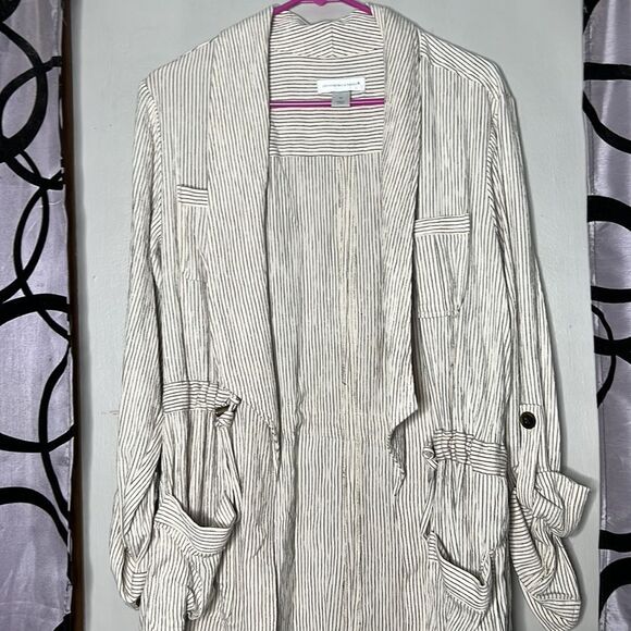 Christopher & Banks Lose Lapel Blazer Coat - Picture 5 of 11